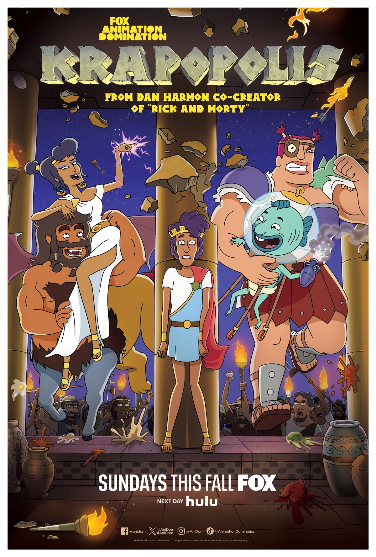 Постер Третий сезон мультсериала «Крапополис» доступен для просмотра